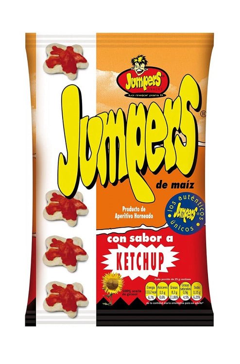 Jumpers Ketchup 100g — El snack con el sabor más irresistible para toda la familia - LA TIENDA DE CHUCHES