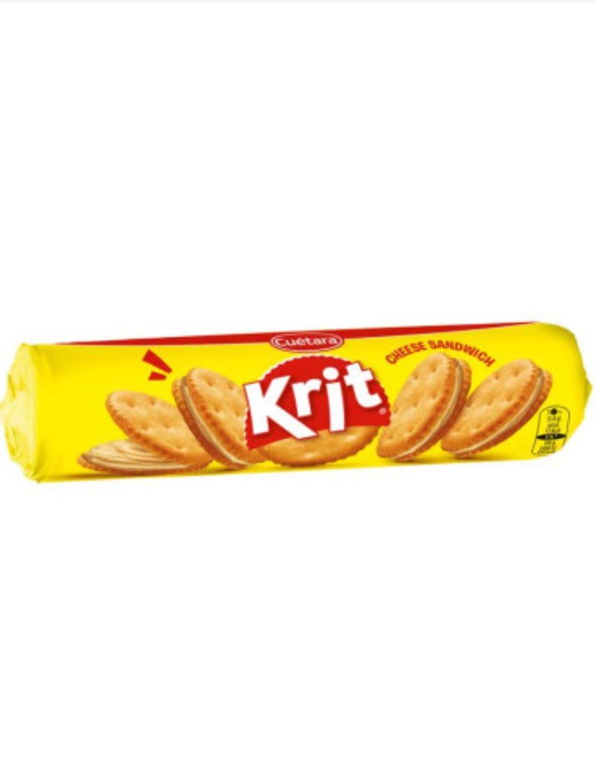 Galletas Krit Cheese Sándwich (125g) - Crujientes y Rellenas de Queso - LA TIENDA DE CHUCHES