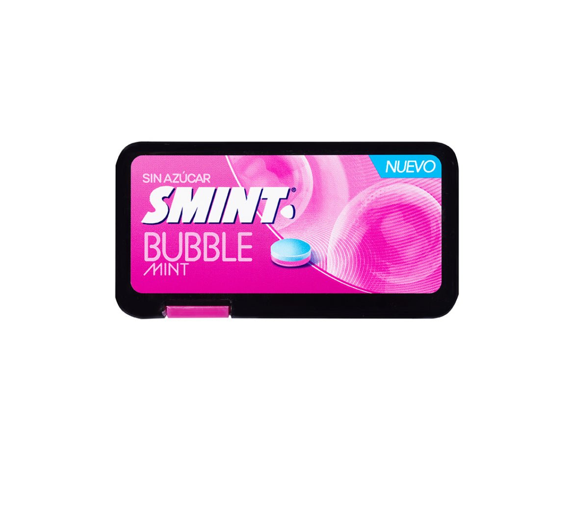 Smint Bubble Mint Sin Azúcar (21g): El Sabor de Siempre, la Frescura de Ahora - LA TIENDA DE CHUCHES