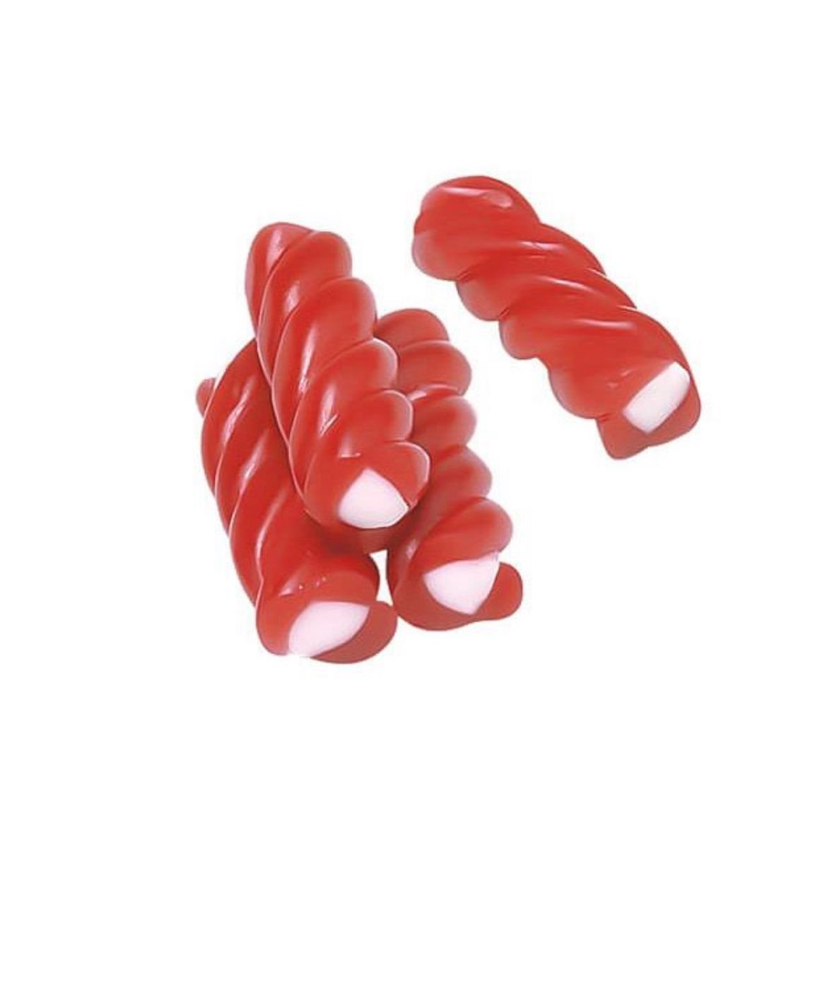 Tornillo Relleno Fresa 100g – Regaliz de Fresa Relleno de Nata - LA TIENDA DE CHUCHES
