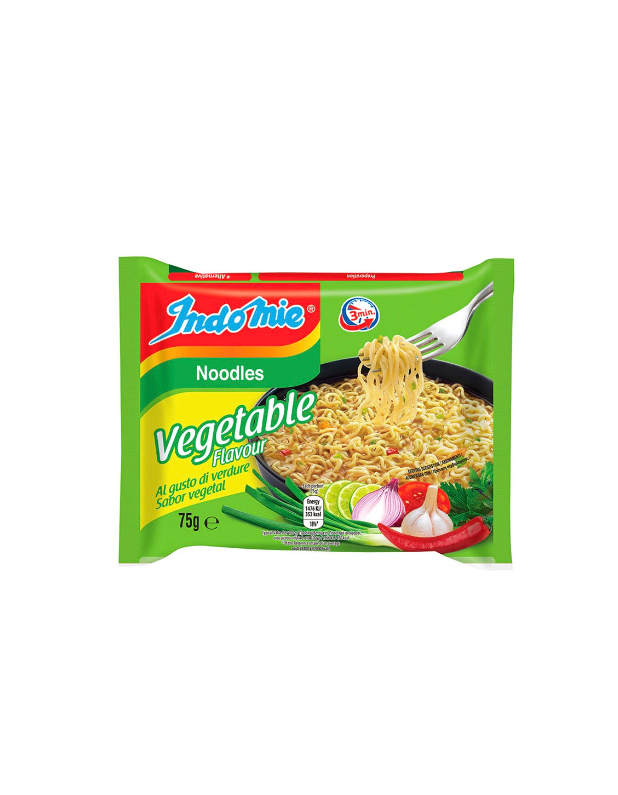 Indomie Noodles Vegetales 75gr