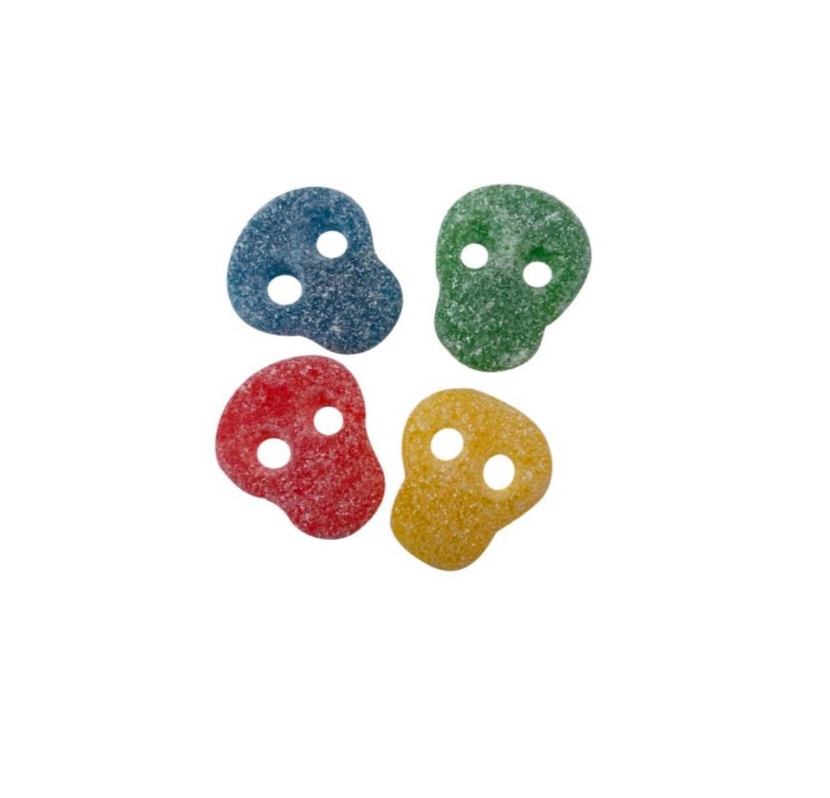 Calaveras Ácidas Sin Gluten 100gr - LA TIENDA DE CHUCHES