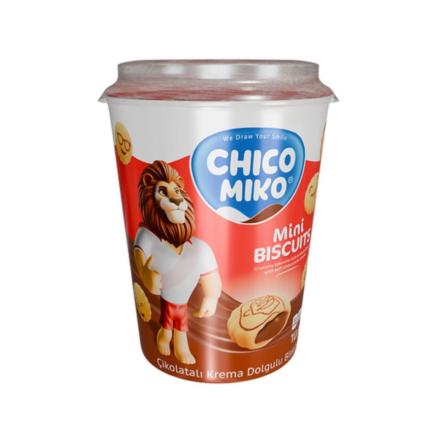 Chico Miko Chocolate - Mini Galletas Rellenas de Crema de Chocolate - LA TIENDA DE CHUCHES