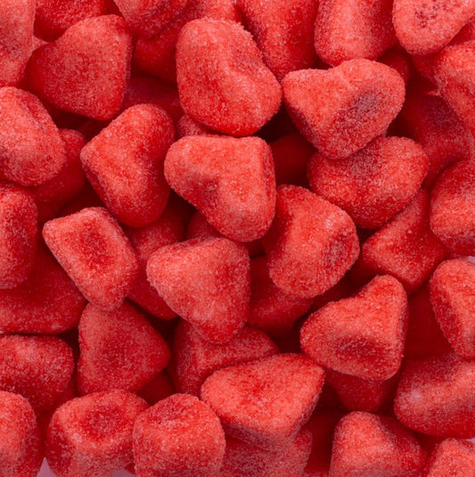 Corazones Soft Rojos 100g - Gominolas de Espuma Esponjosa - LA TIENDA DE CHUCHES