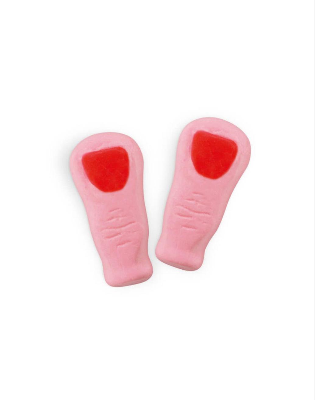 Dedones de Foam con Uña de Fresa 100g - Gominolas Tiernas Sin Gluten - LA TIENDA DE CHUCHES