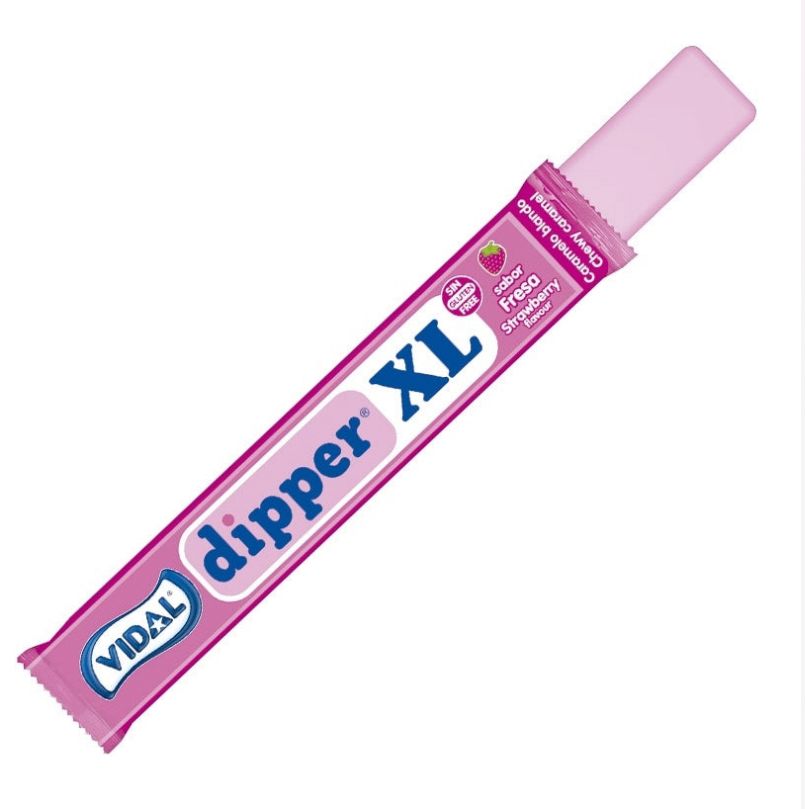 Dipper XL Fresa Sin Gluten Unidad - LA TIENDA DE CHUCHES