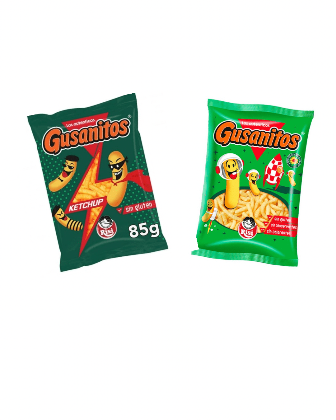Gusanitos Risi 85g — El snack de toda la vida, ahora en formato familiar - LA TIENDA DE CHUCHES