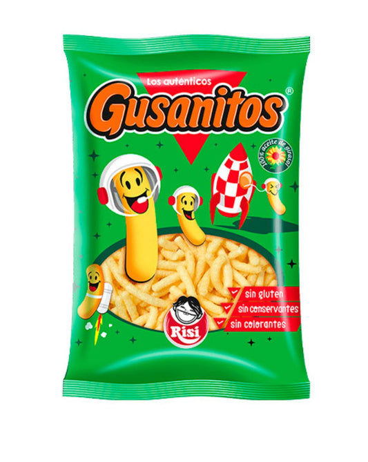 Gusanitos Risi 85g — El snack de toda la vida, ahora en formato familiar - LA TIENDA DE CHUCHES