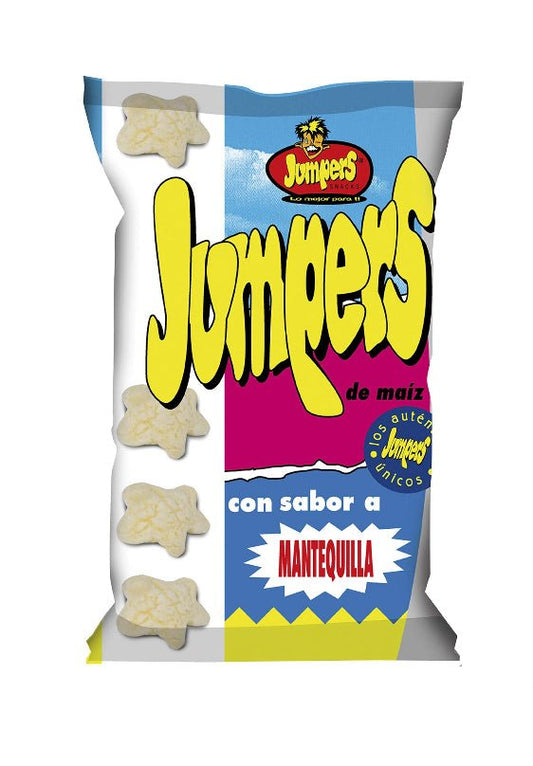 Jumpers Mantequilla 100g — El snack crujiente que engancha a toda la familia - LA TIENDA DE CHUCHES