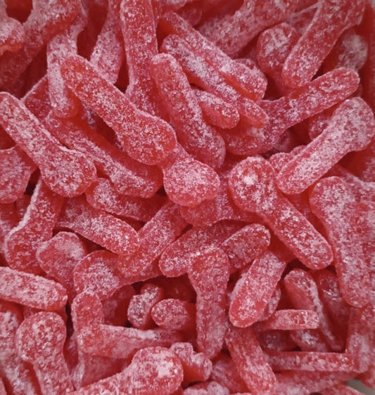 Llaves Ácidas de Fresa (100g) – El Toque Justo de Chispa y Dulzor - LA TIENDA DE CHUCHES