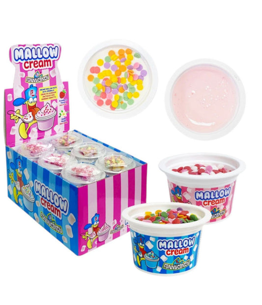 Mallow Cream — Crema de Nube con Confeti Decorativo Unidad - LA TIENDA DE CHUCHES