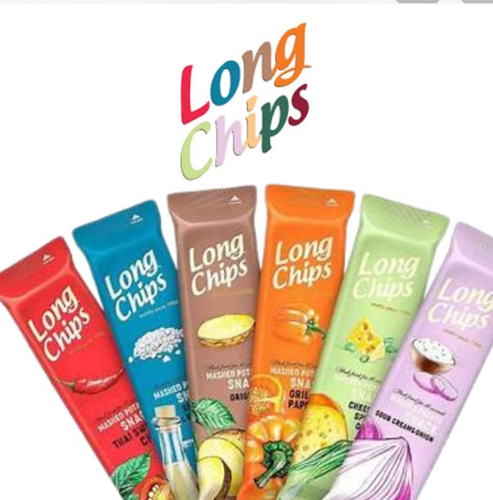 Long Chips 75g — Las patatas rectangulares más crujientes y variadas del mercado - LA TIENDA DE CHUCHES