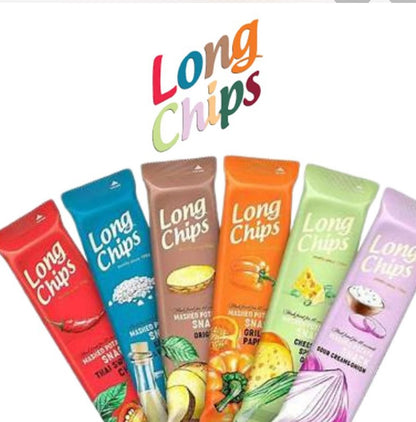Long Chips 75g — Las patatas rectangulares más crujientes y variadas del mercado - LA TIENDA DE CHUCHES