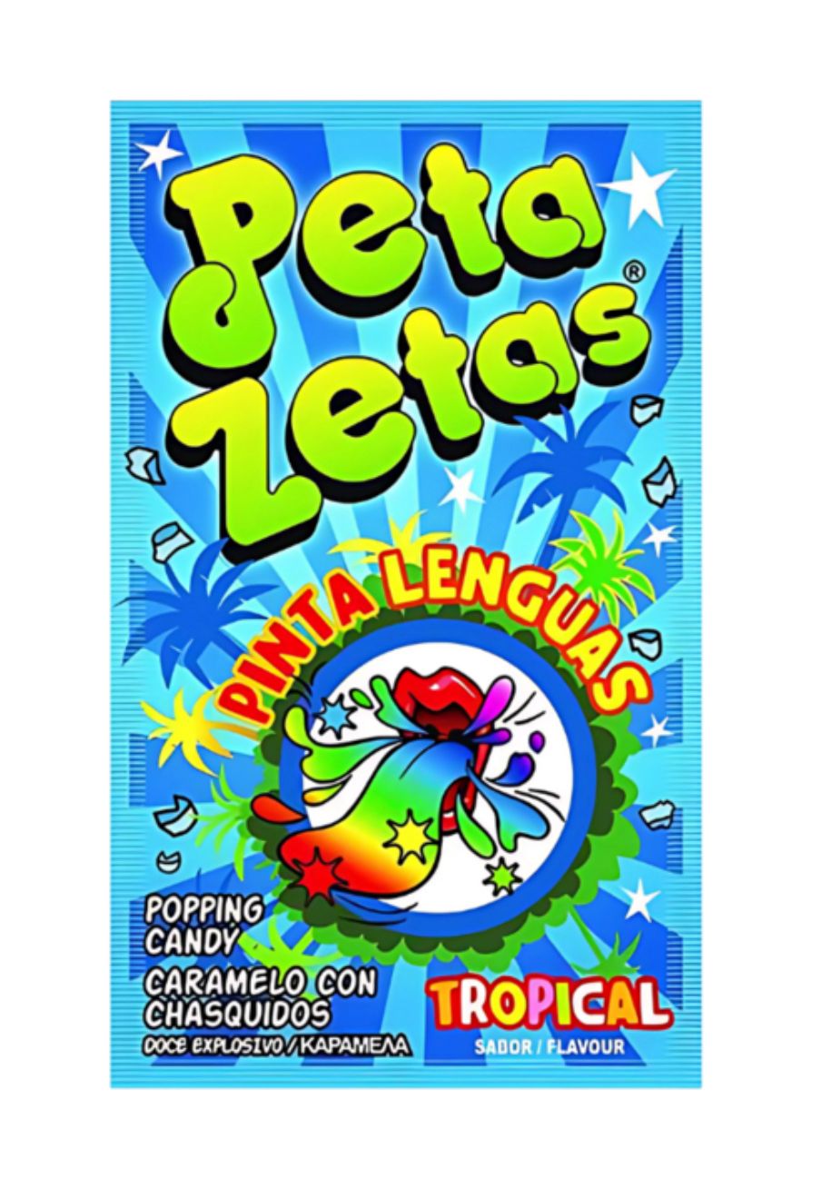 Peta Zetas Pintalengua — Caramelo Explosivo en Polvo Unidad - LA TIENDA DE CHUCHES