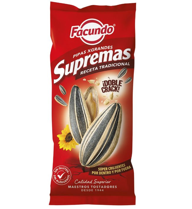 Pipas Supremas Facundo 75g | Snack Salado de Pipas - LA TIENDA DE CHUCHES