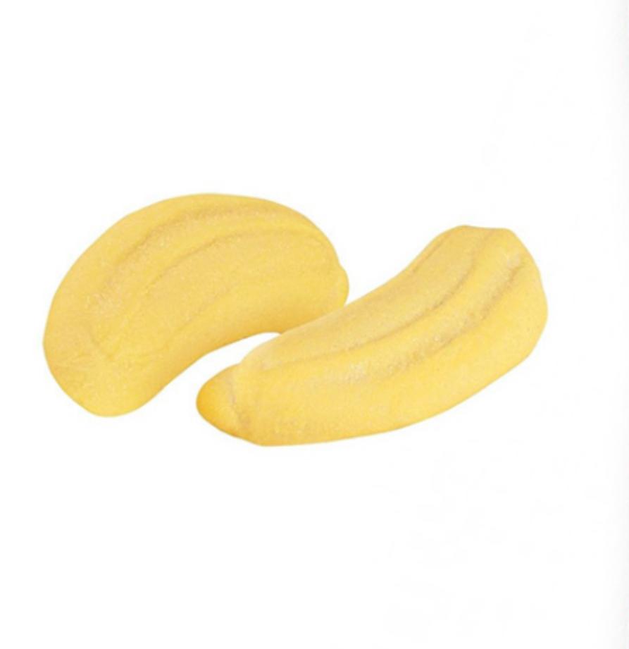 Plátano Sin Gluten Unidad — Nubes Esponjosas con Forma de Plátano | La Tienda de Chuches - LA TIENDA DE CHUCHES