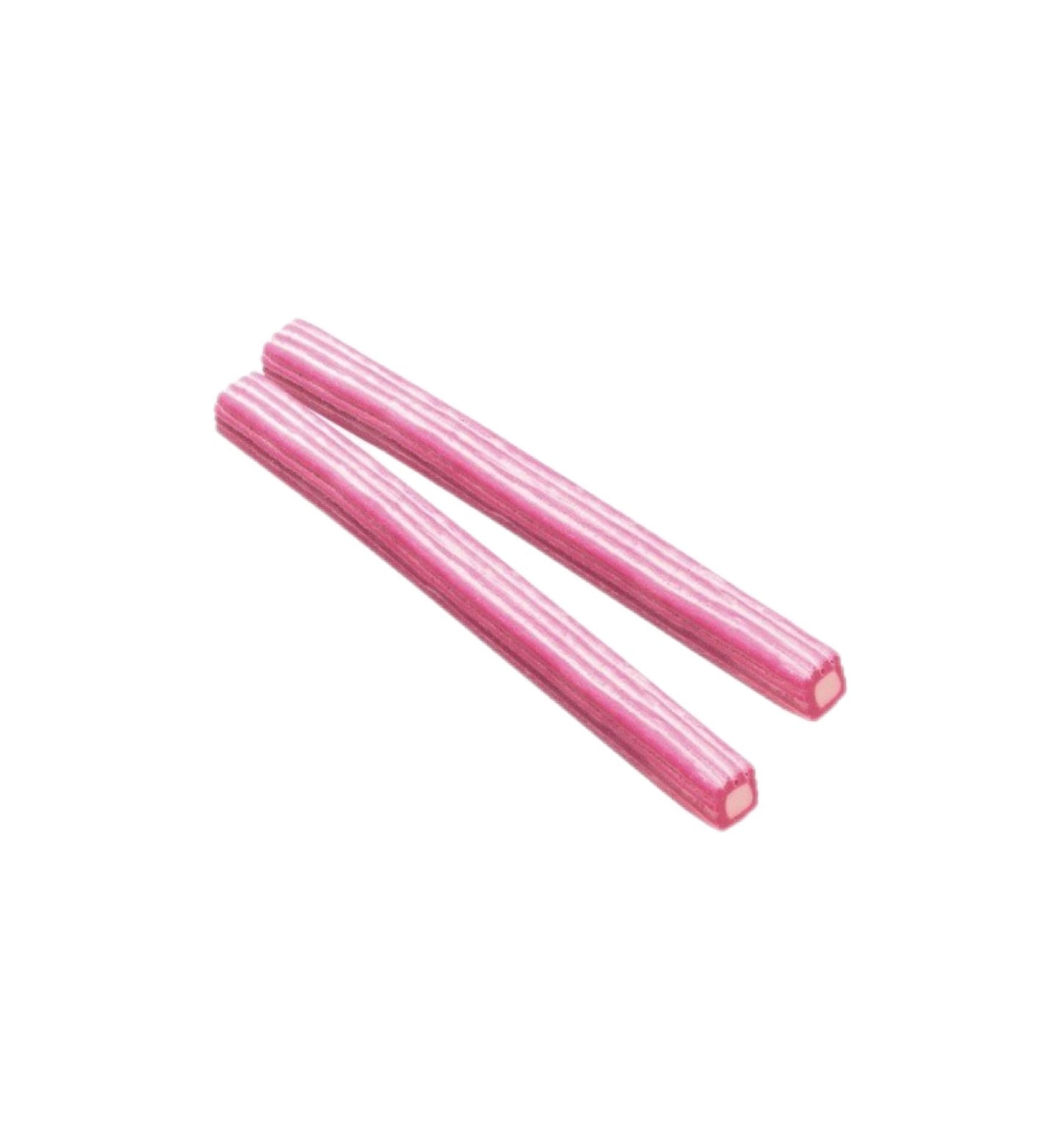 Rayadito Fresa (Unidad) - Regaliz Rosa Relleno de Nata - LA TIENDA DE CHUCHES