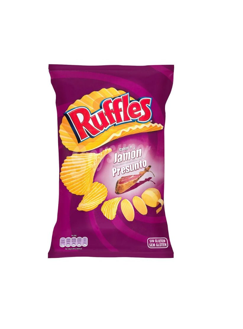 Ruffles Jamón (115g) – El Sabor Más Intenso y Canalla - LA TIENDA DE CHUCHES