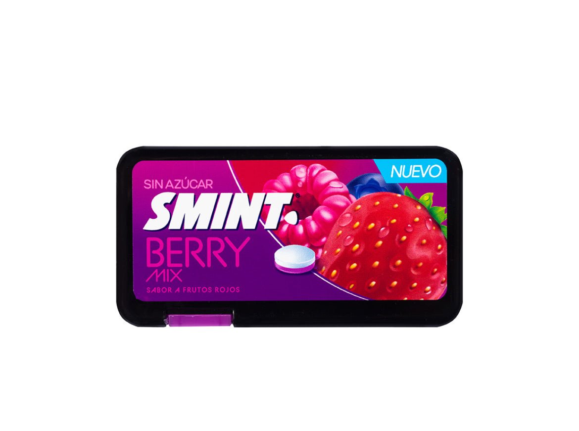 Smint Berry Mix Sin Azúcar (21g): El Mix Frutal que Refresca - LA TIENDA DE CHUCHES