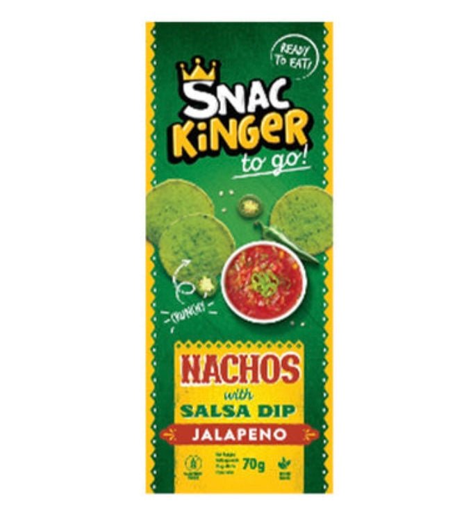 Snack Jalapeño 70g - ¡Nachos con Salsa para un Dippeo de Impacto! 🌶️🧀 - LA TIENDA DE CHUCHES