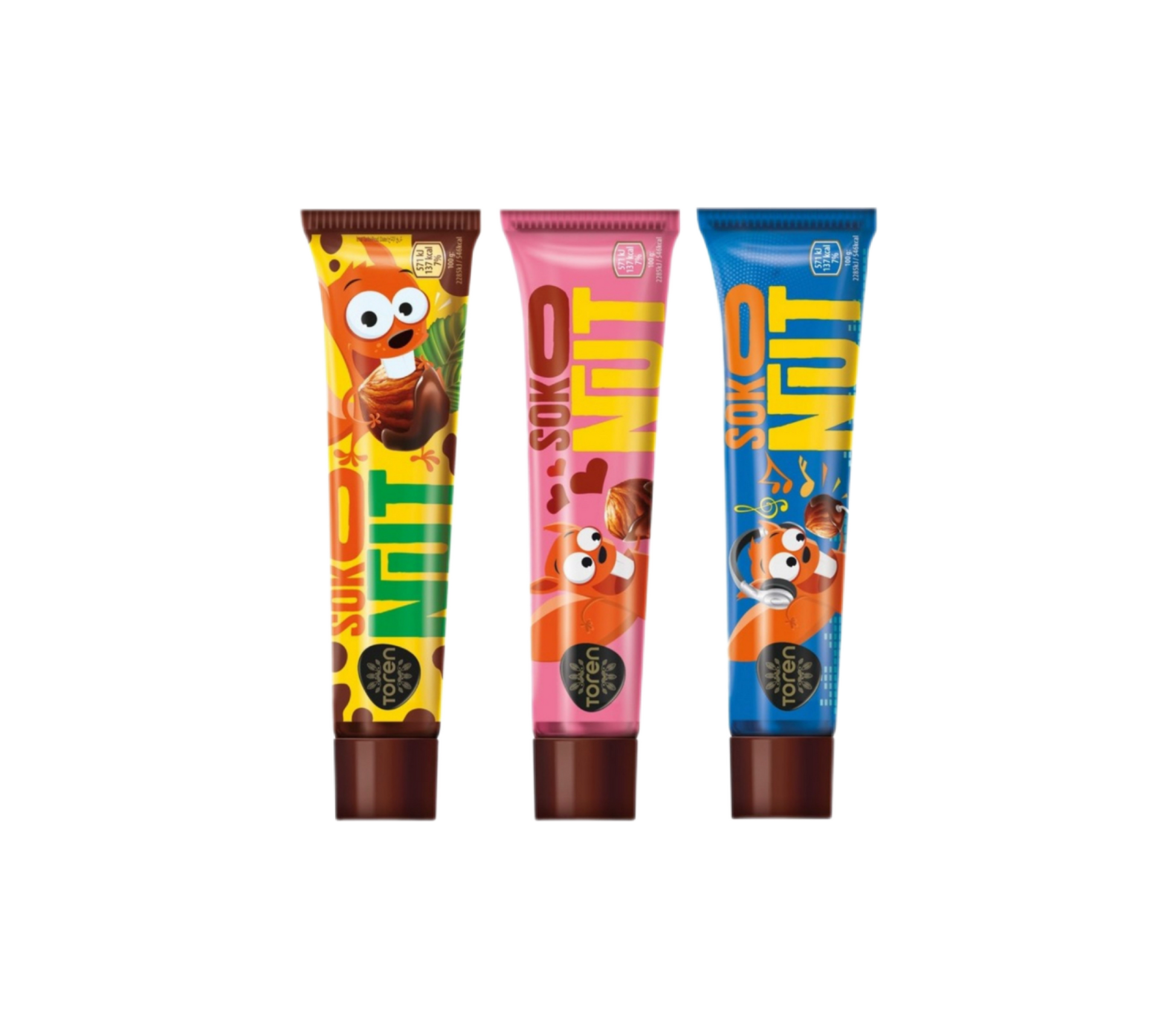 Soko Nut Chocolate & Avellanas 35g - ¡Tu dosis de placer en un tubo! - LA TIENDA DE CHUCHES