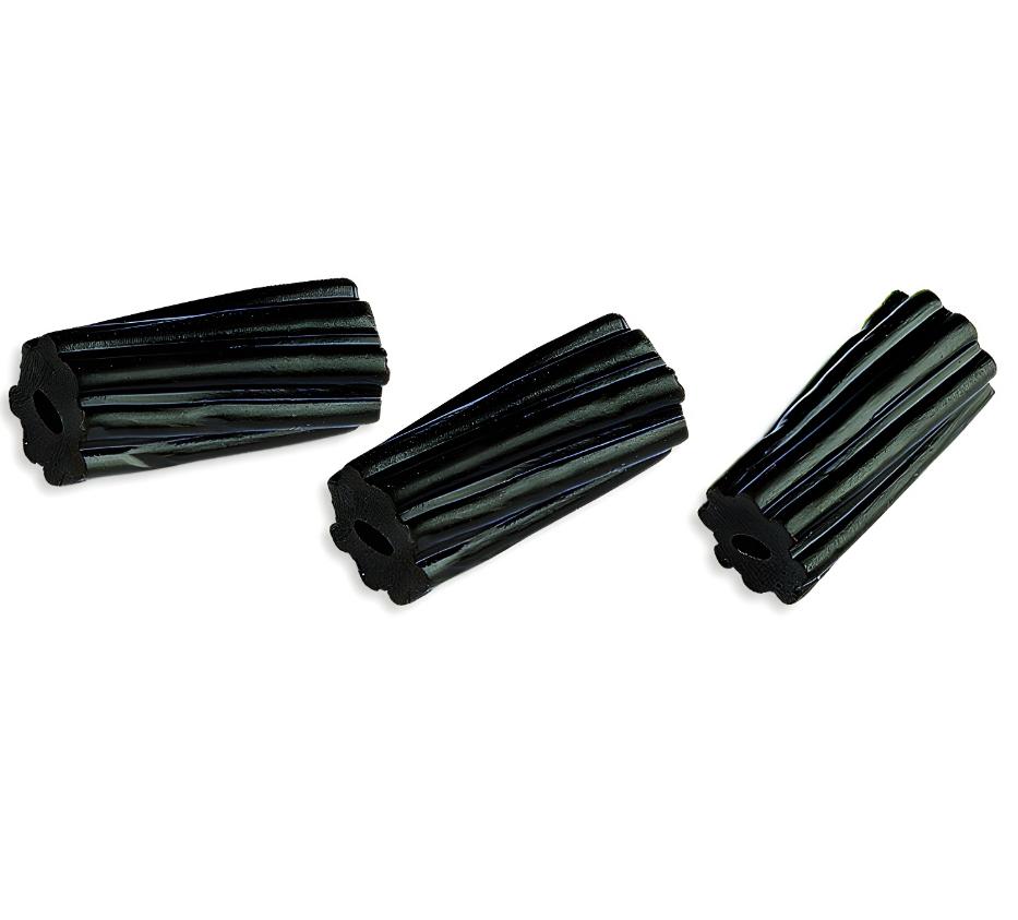 Tacote de Regaliz Negro 100g - Regaliz Macizo Estriado Intenso - LA TIENDA DE CHUCHES