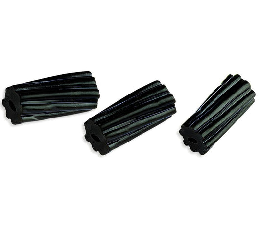 Tacote de Regaliz Negro 100g - Regaliz Macizo Estriado Intenso - LA TIENDA DE CHUCHES