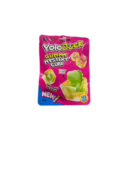Yoloduck Gummy Mystery Cube – Chuche Pelable con Animalitos de Gominola
